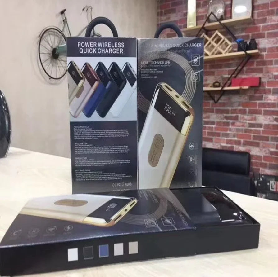 Power bank charger-Power Bank L350 10000mah Creative Luminous logo Supports Custom logo Patterns Power Bank 10000 Tidesmit