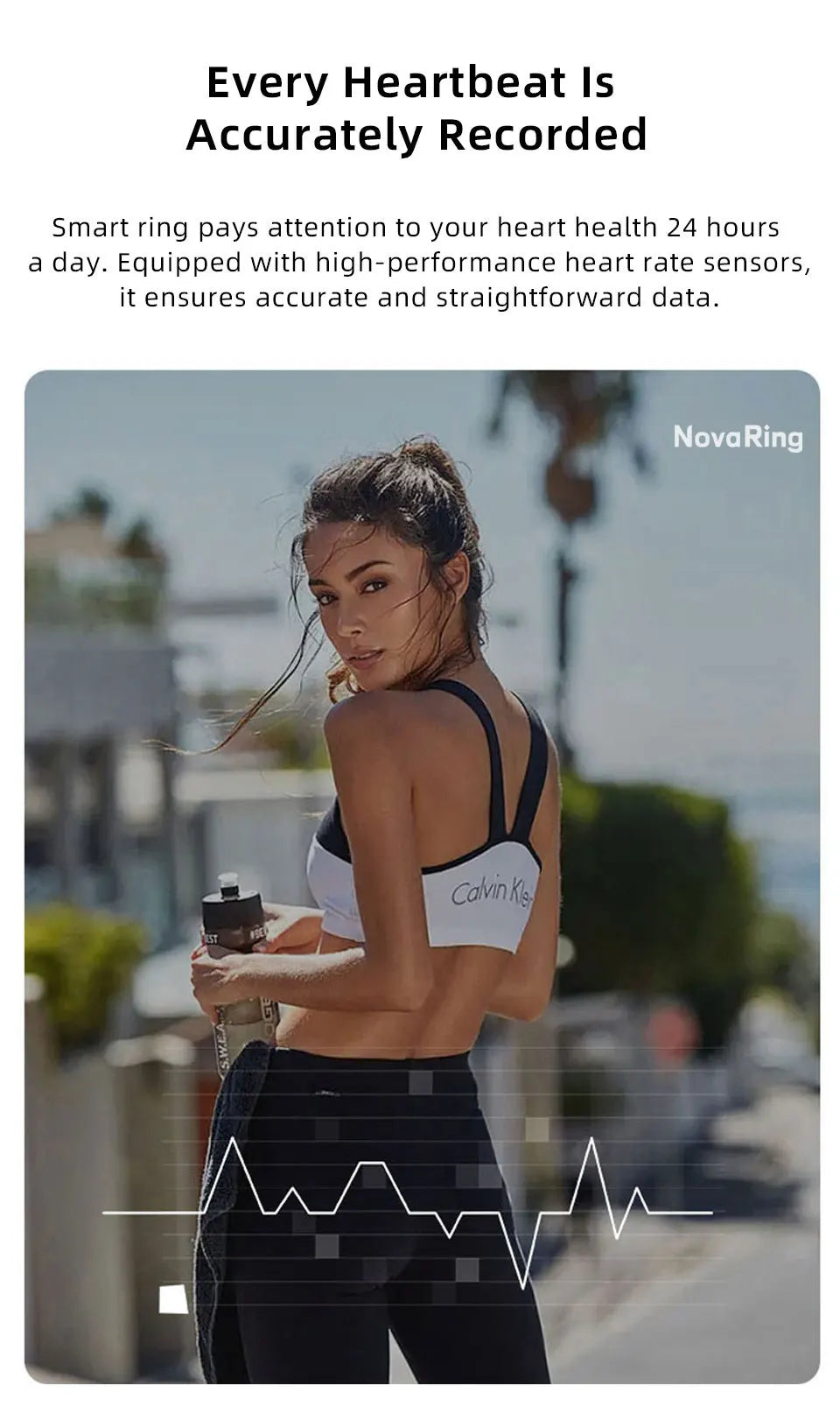 Innovative Smart Ring for Fitness Tracker Blood Oxygen Heart Rate Body Temperature Monitoring-Hottest Electronic Accessory Tidesmit