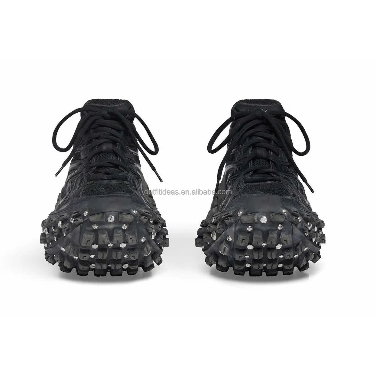 Exaggerated Size Tyre Tread Sole with Screws Extreme 15mm Sneaker Worn-in Unisex Women Men Bouncer Screw Stud Bouncer Sneaker