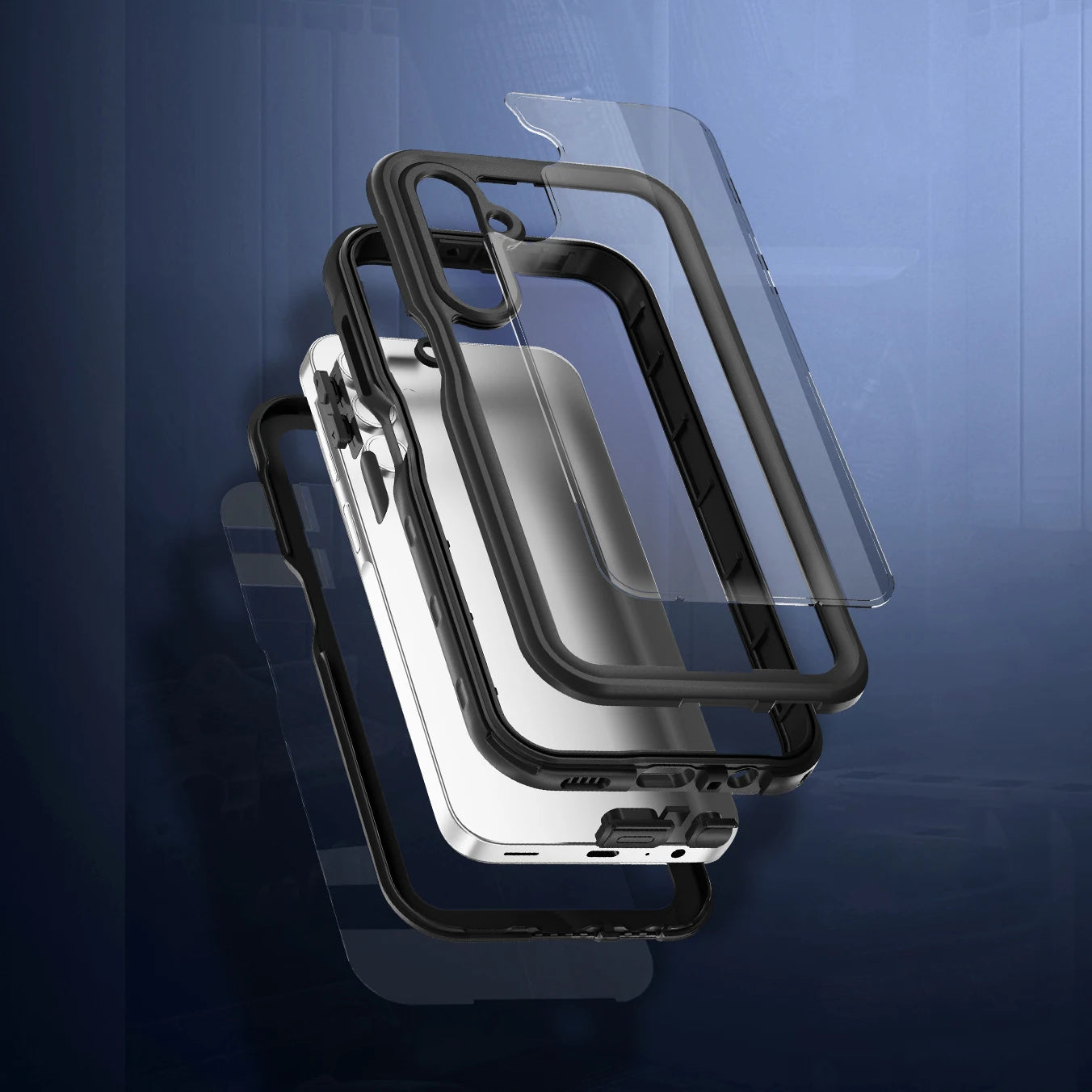 Shockproof Waterproof 360 Full Body Screen Protector protection Mobile Phone case for iphone 15 Plus 14 13 12 11 Pro Max Cover Tidesmit