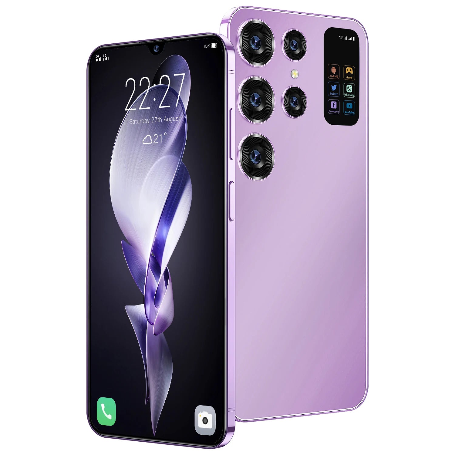 Best Selling S26 ULTRA Android 4K Deca Core 108MP Unlocked LTE Smartphone 16+1TB 5G Full HD Screen High Quality Mobile Phone Tidesmit