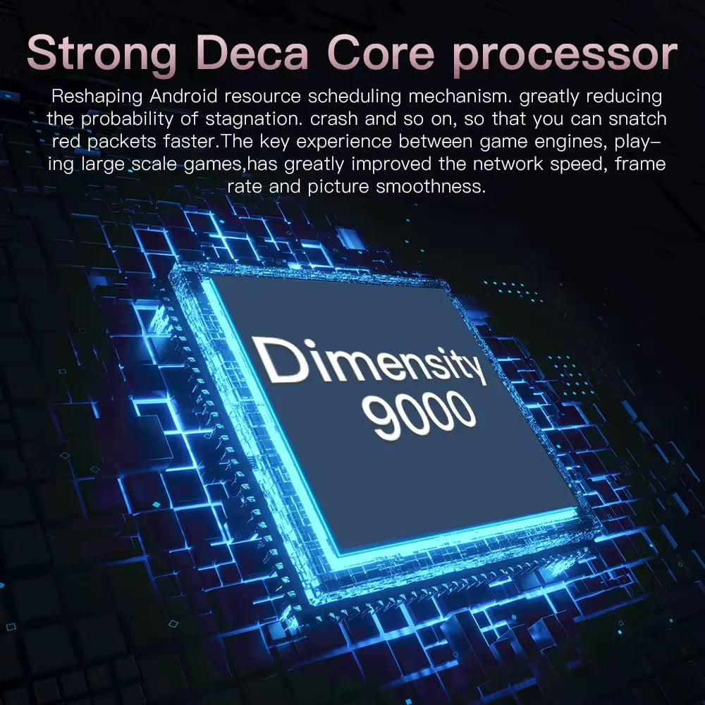 Newest Note30 Ultra Big Screen 5G Android Smart Phone 7.3-inch Water Drop Screen 16GB +1TB Fingerprint Unlocked Mobile Phone Tidesmit