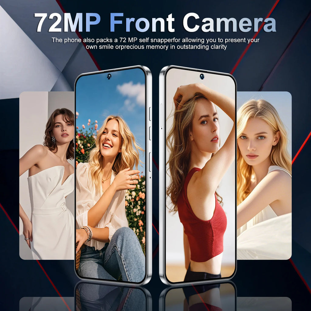 Android 14 5G Smartphone 7.3-inch 16GB RAM 1TB Storage Unlocked Mobile Tidesmit