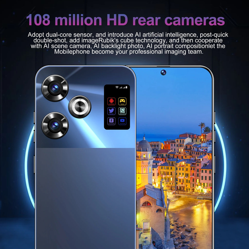 S25 Ultra 5G Smartphone - 1TB Storage, 108MP Camera, 7.3-inch Display Tidesmit