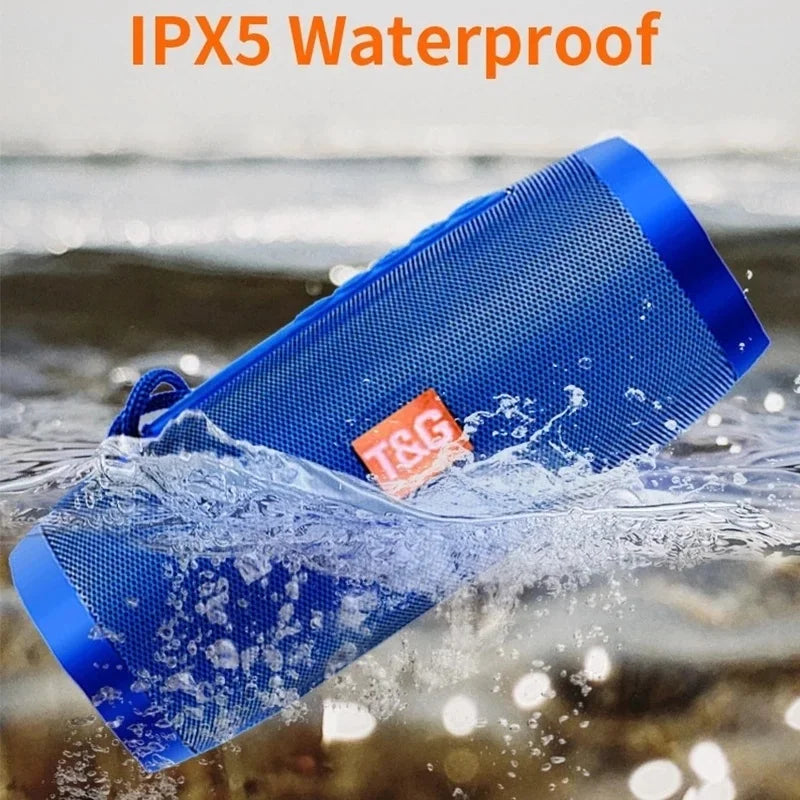Bluetooth Speaker -Shenzhen TG157 Blue Tooth Column Box Desktop Table Speaker Waterproof Portable Outdoor Super Bass Loud Speakers With LED TG 157 My Store