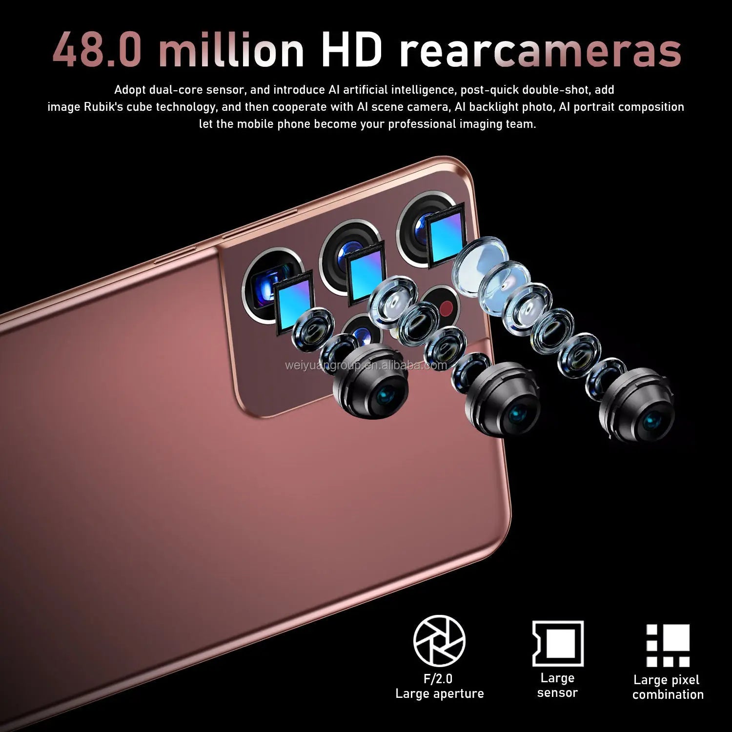 Hot Selling S25 ULTRA 12GB+512GB 6.7 Inch Phone Original Full Display Android 14.0 Mobile Cell Smart Phone Tidesmit