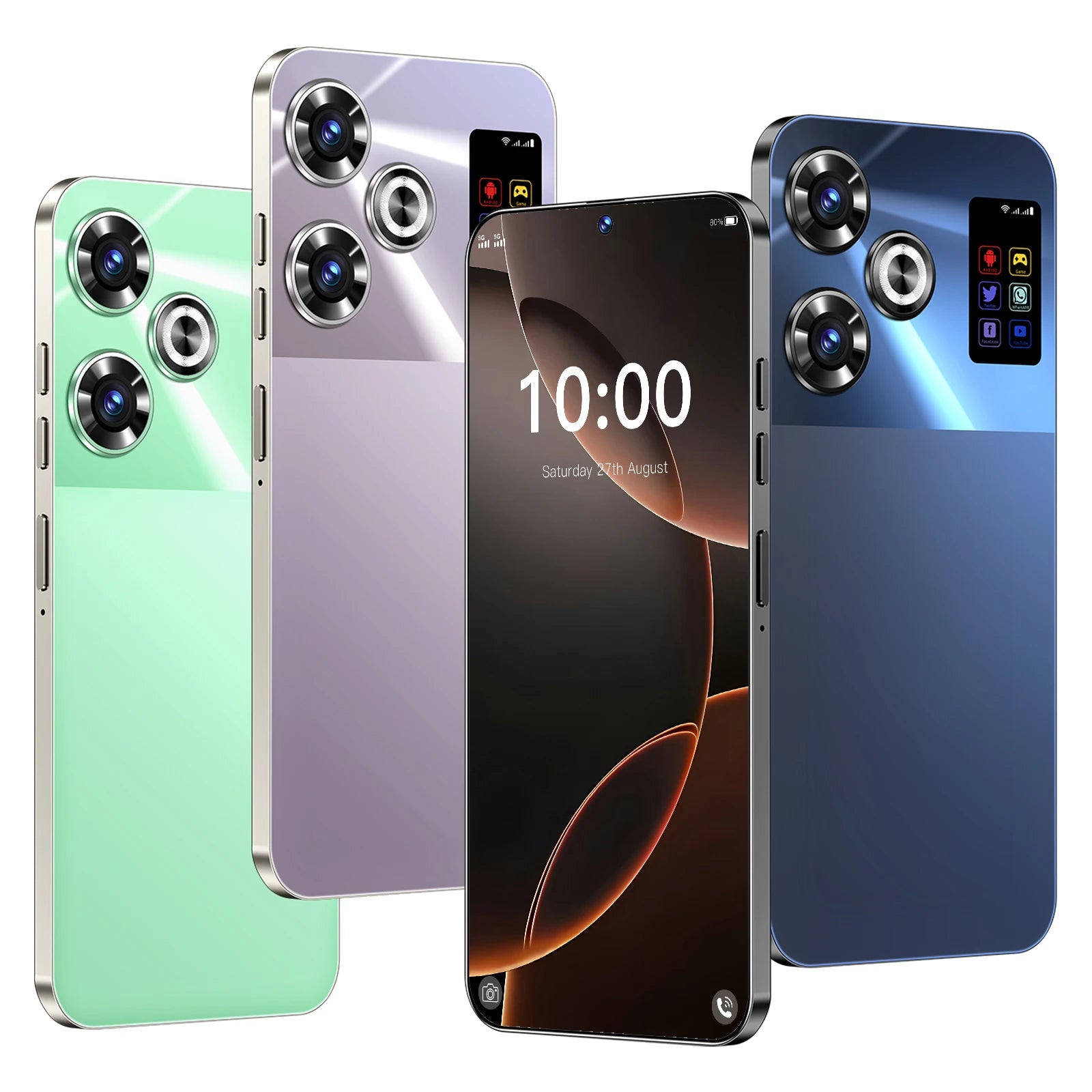 Tidesmit 5G Smartphone, 16GB RAM, 1TB Storage, 108MP Camera Tidesmit