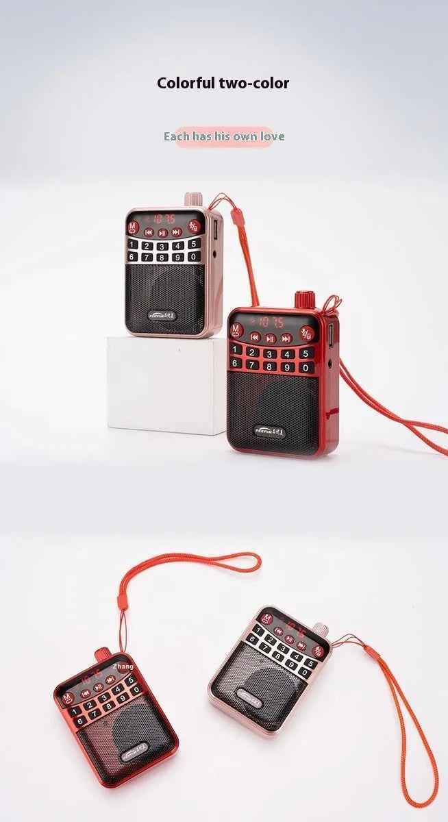 M-39 Portable for Bluetooth Card Speaker with Flashlight Function Wholesale Radio for Seniors Singing Opera Storytelling My Store