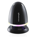 Wired Mini USB Colorful Light Speaker with HD Sound for Laptop Computer Black My Store