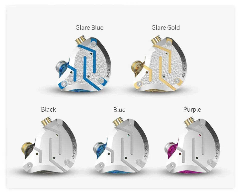 KZ ZS10 Pro 5-Driver Hybrid HiFi Wired Earbuds by Tidesmit Tidesmit