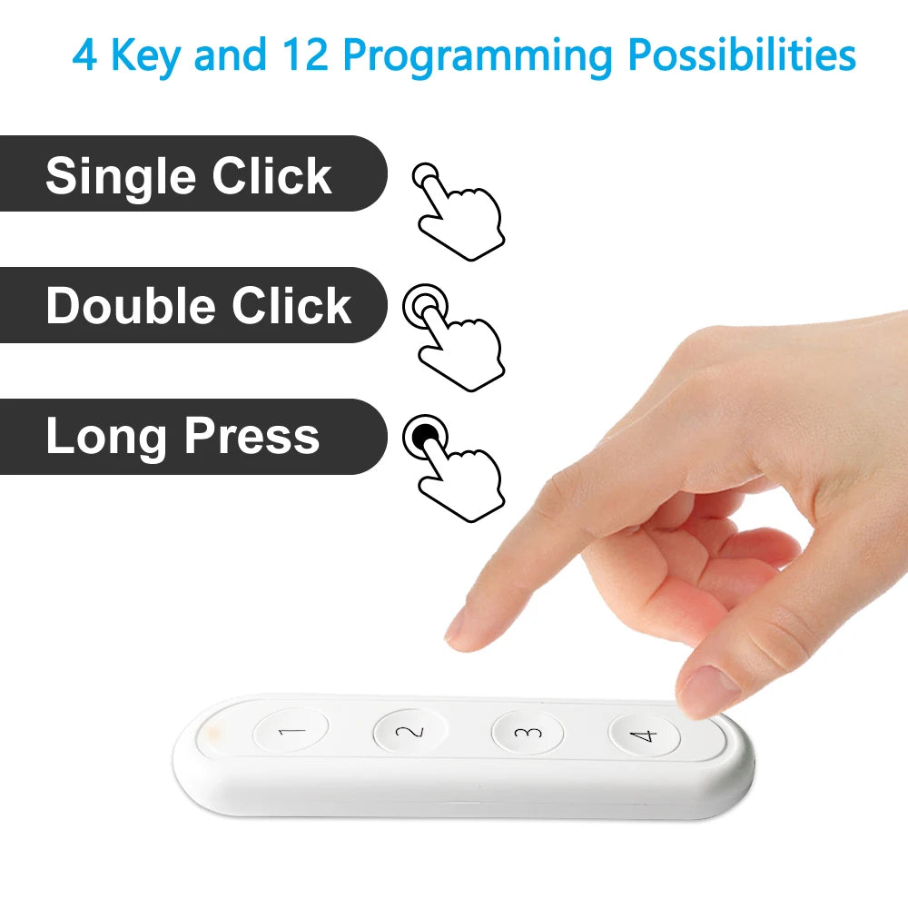 ZigBee Smart Scene Switch Wireless Remote Controller | Tidesmit EU Tidesmit
