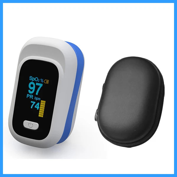 Medical Finger Oled Pulse Oximeter RR Blood Oxygen With Respiratory Rate Oximetro De Dedo portátil & case oxymeter Pulsioximetro