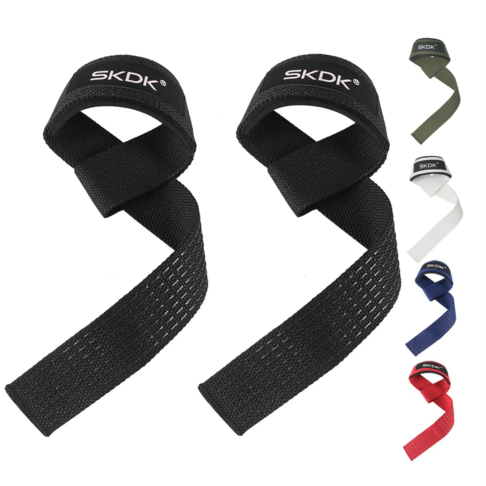 Custom Logo Adjustable Weight Lifting Wrist Straps Bodybuilding Powerlifting Strength Training Deadlifts Hand Lifting Straps Tidesmit