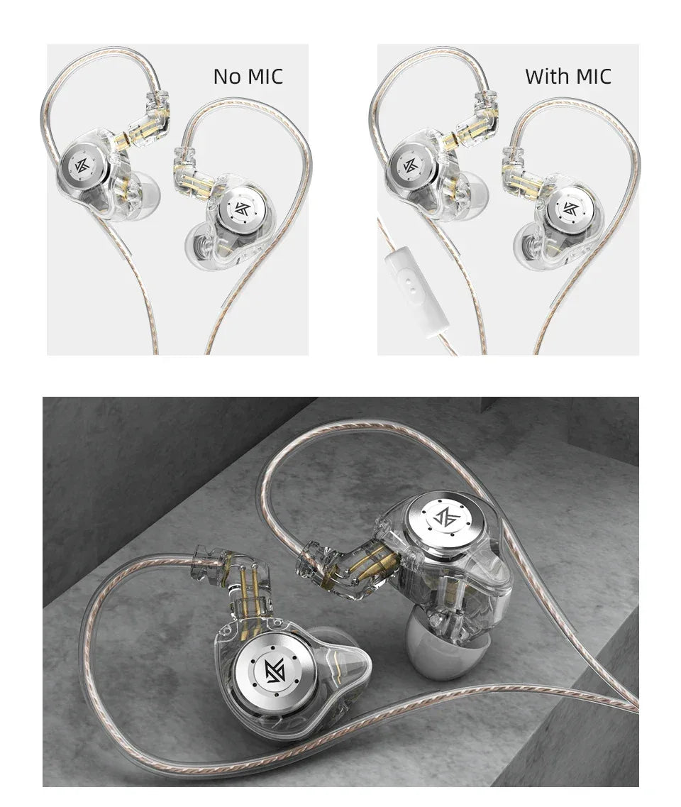 Wired Bass Sport Earbuds with Mic | Tidesmit Noise Cancelling Headset Tidesmit