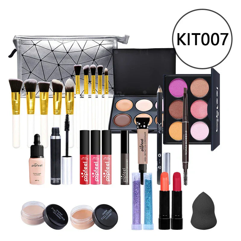 HOT 20 Styles New Arrival Foundation POPFEEL Birthday Gift Makeup Gift Set ALL in ONE Full Professional Makeup Kit for Girl ALIBABA KIT007 Tidesmit