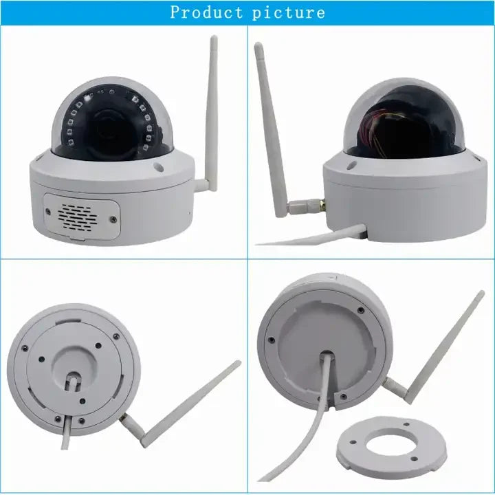 ICsee Sunisee 5mp Outdoor Wifi Camera AI Smart Home Indoor Dome Vandal Proof Tuya Smart App Wireless Security Camera Tidesmit