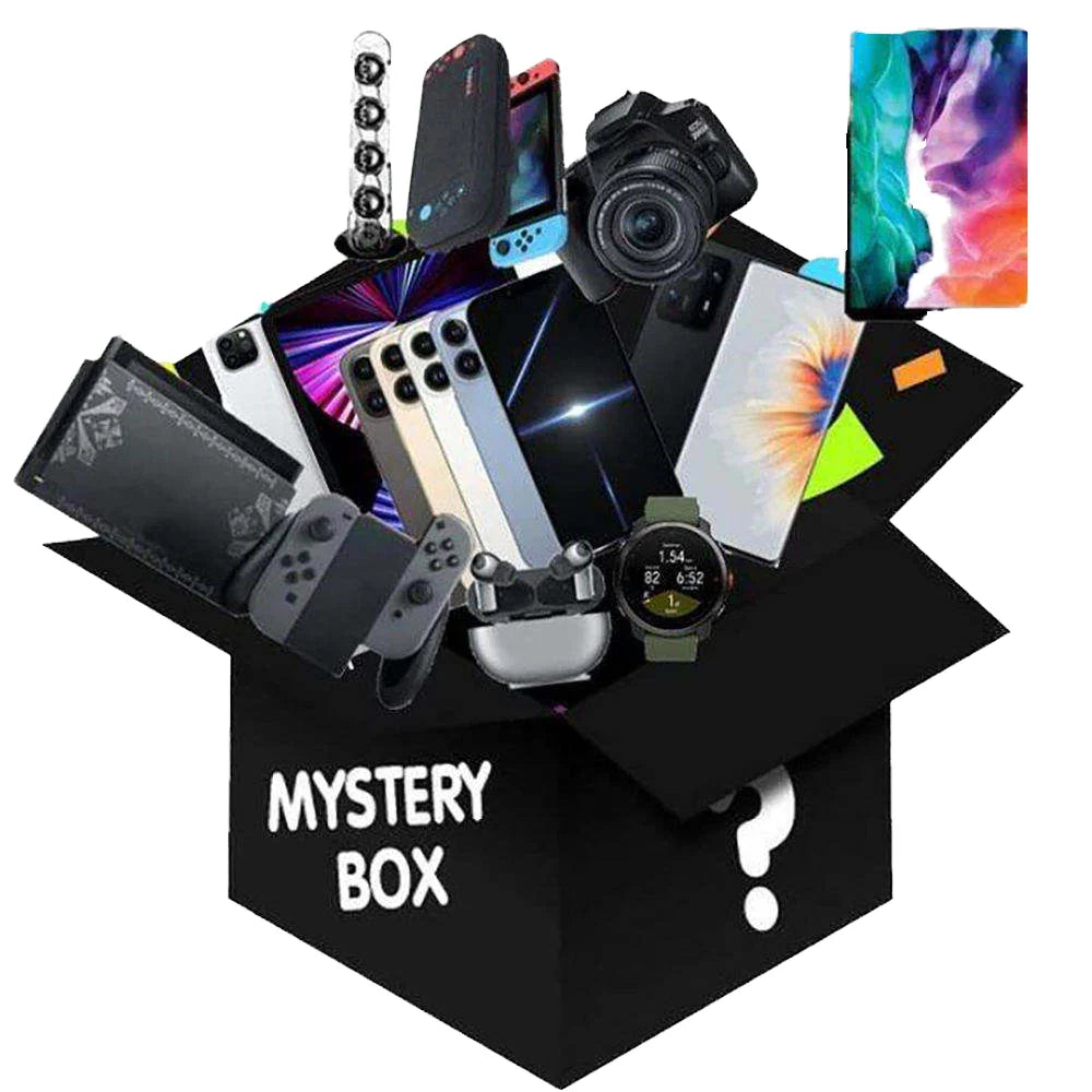 Mystery Box Electronic Gadgets & 5G Smartphone Bundle - Black Tidesmit