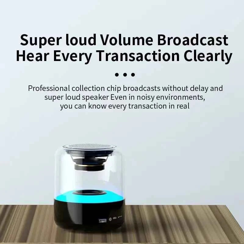 2024 High Quality Portable RGB Wireless Subwoofer BT Speaker USB Computer DJ Outdoor Parties Hot Sale Transparent Speaker My Store