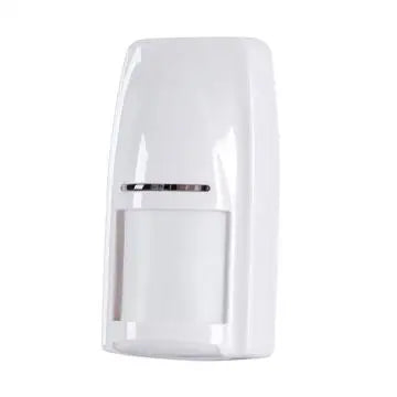 White Focus DT-81R dual-tech pet-friendly PIR motion detector for wireless home security alarm systems.