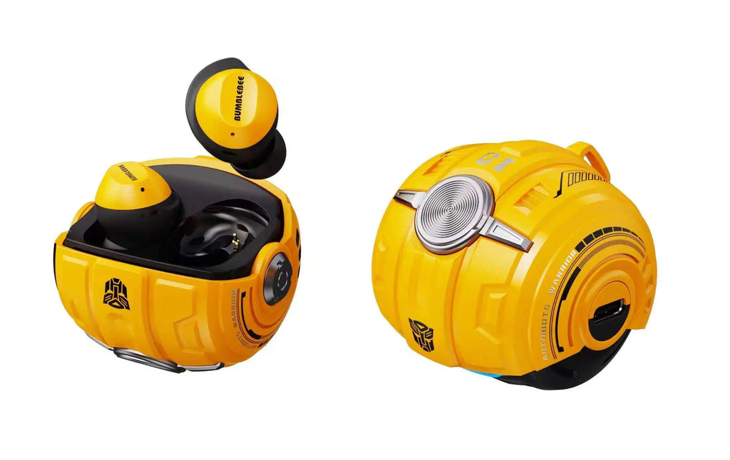 Wireless Transformers Earbuds Bluetooth In-Ear Mecha Wind Metal Ultra Long Life Gaming Earbuds Stereo Tws Earphones Tidesmit