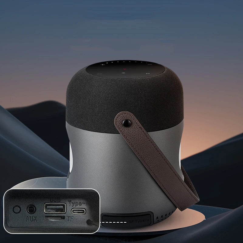 New Style 100W Portable RGB LED Light Touch Panel Button 360 Surrounding Sound Wireless Speaker Subwoofer TWS TF USB My Store