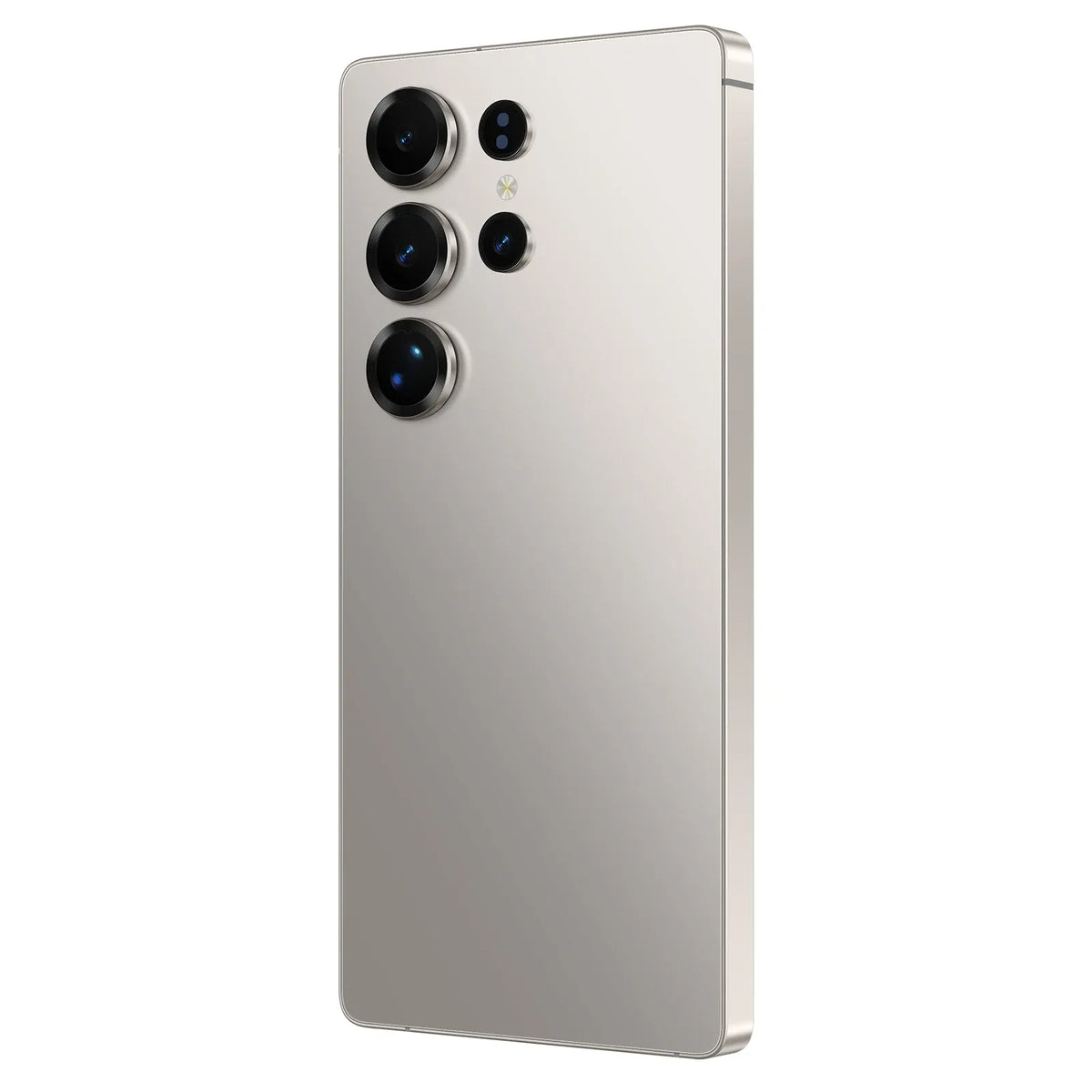 S25 Ultra 5G dual SIM smartphone back in light gray with triple camera module