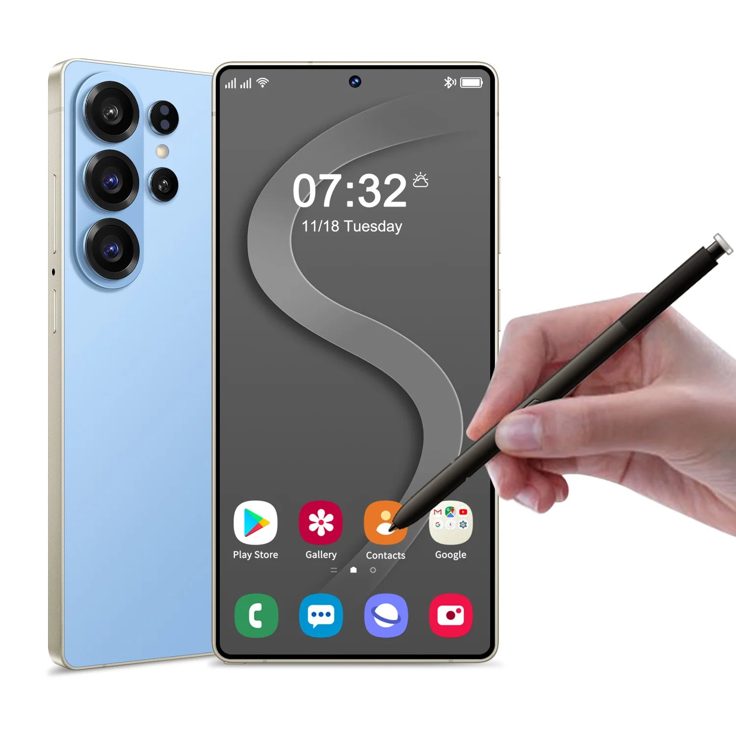 Original S26 Ultra 5G smartphone with 7.3-inch display, 16GB RAM, 1TB storage, 108MP camera, and built-in pen.