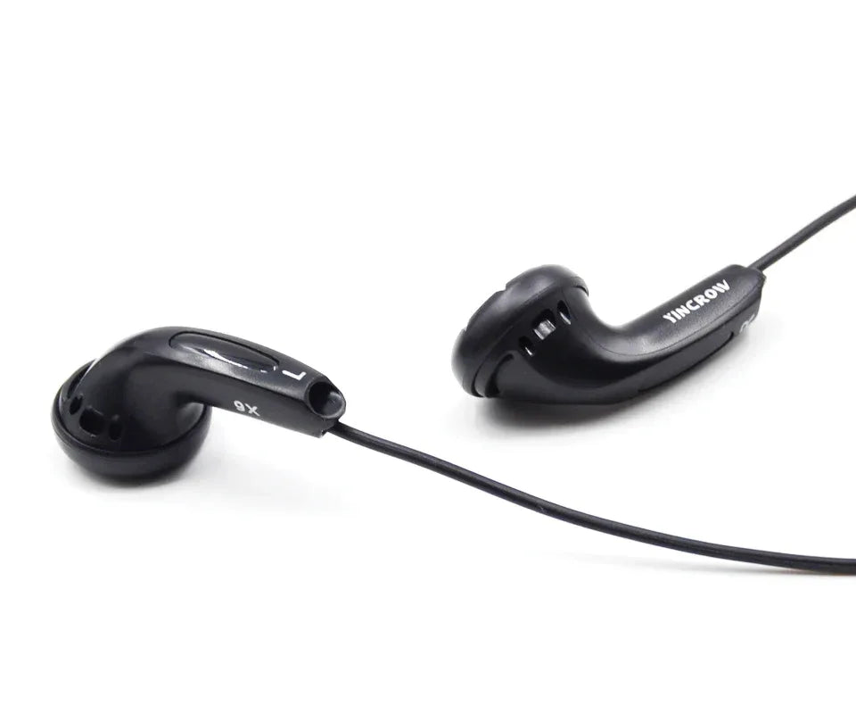 Wired HiFi Earbuds with Mic – Tidesmit Flat Head In-Ear Headphones Tidesmit