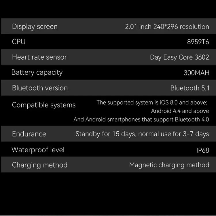 New Products 2024 ZW66 Sports Watch 2.01 Inch Fitness Tracker Wellness Smart Watch - Tidesmit