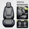 Wear Resistant Nappa Leather Car Seat Covers with Fixed Lumbar Support for Nissan Altima Sylphy X-Trail Qashqai  All Weather