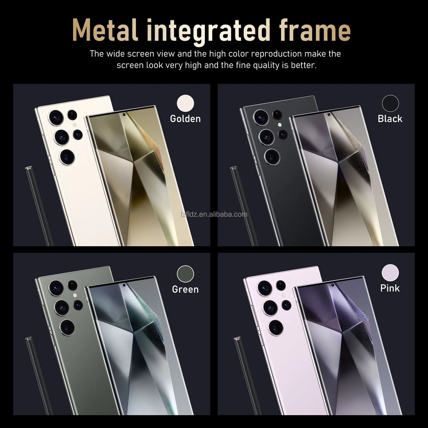 Samsun S24 ultra S Pen Android Cheap Phones 6 128G Smart Phone 7.3 Inch Phone Fast Charging Unlock 5G WIFI Tidesmit