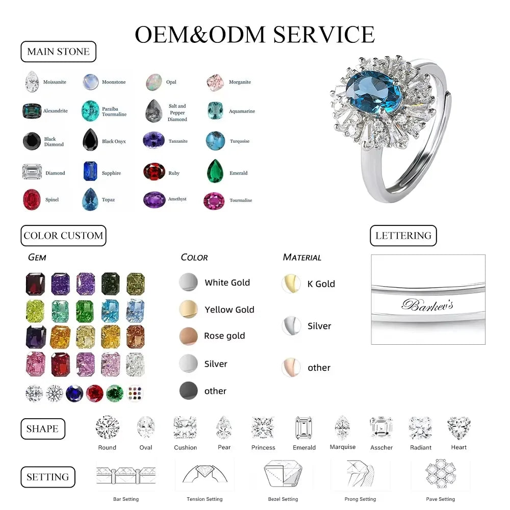 High Fashion Jewelry Set Wholesale Price Inlaid Natural Sapphire Dainty Classic Design Suitable for Engagement,Daily Wear Gifts