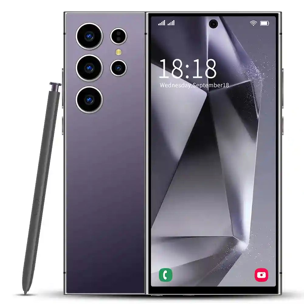 Tidesmit 5G Smartphone, 16GB RAM, 1TB Storage, 108MP Camera Purple 16g 1TB Tidesmit