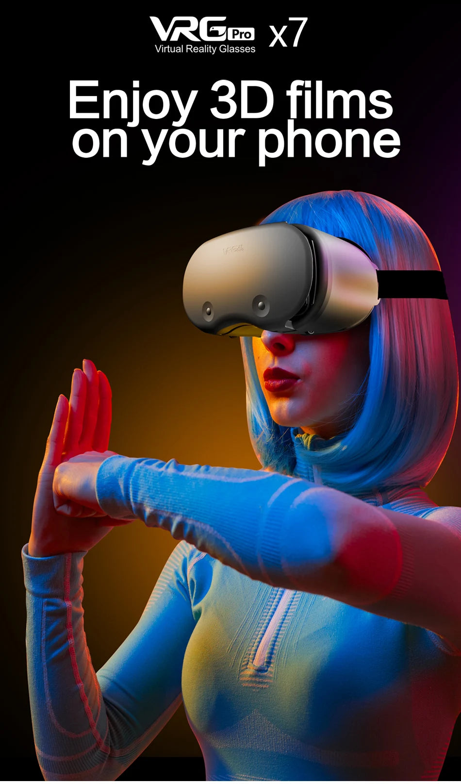 VR Headset for Smartphones: Immersive 3D Glasses for Spatial Experiences Tidesmit
