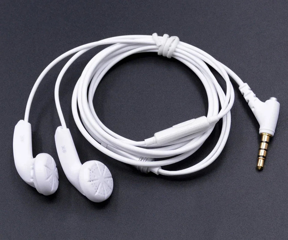 Wired HiFi Earbuds with Mic – Tidesmit Flat Head In-Ear Headphones Tidesmit