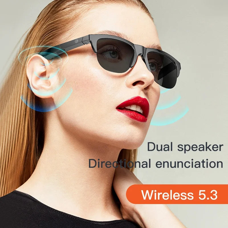 Wireless Audifonos Auriculare F06 Fashion Smart Sport Handsfree Designer Sun Glasses Sunglasses Headphone Earphone for Men Women Tidesmit