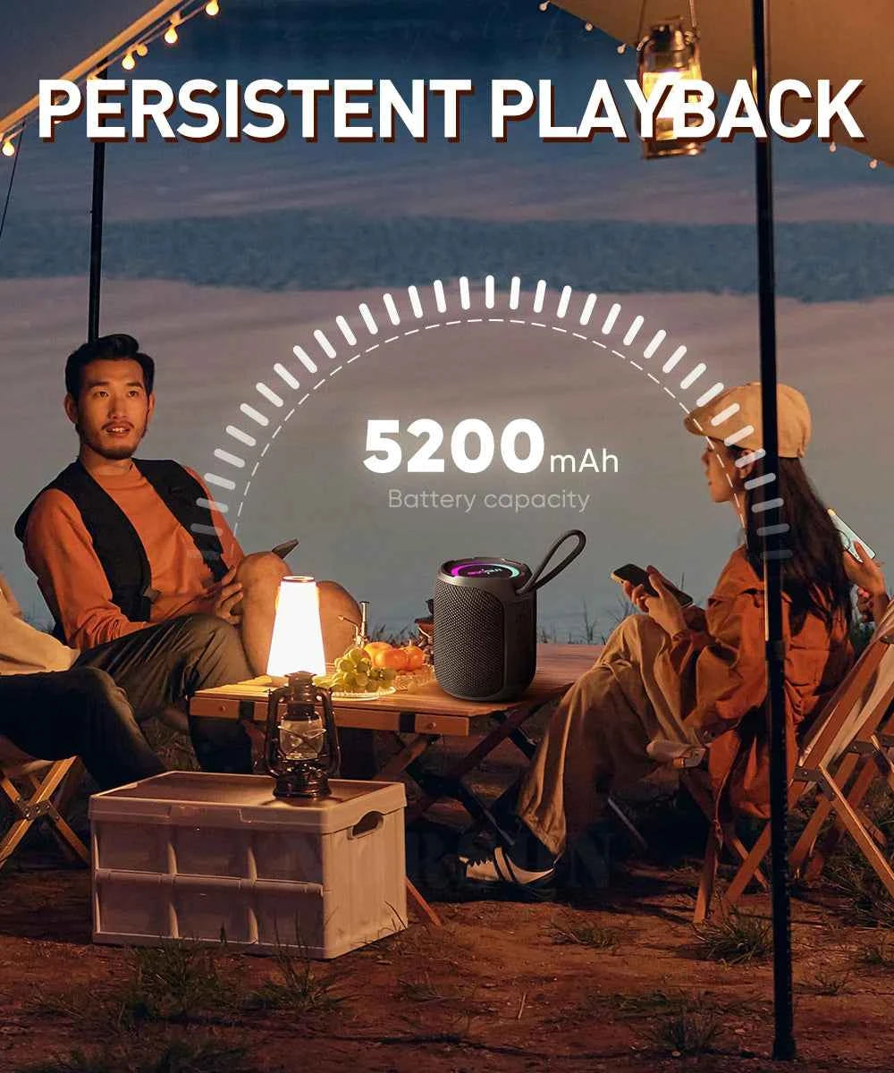 New Design 360 Surround Sound IPX7 Waterproof Portable Bluetooth Bocina Wireless Speaker for Outdoor My Store