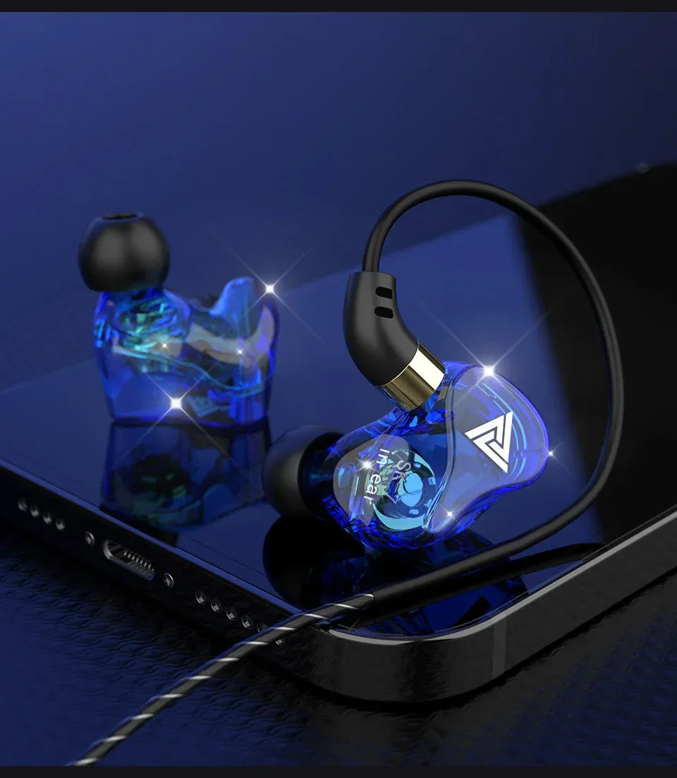 SK7 Wired Earphones With Microphone and Bass Stereo | Tidesmit Tidesmit