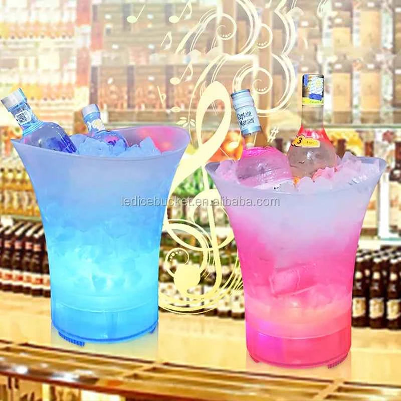 Ice Bucket Wireless 360 Stereo Surround for Beach for Party, Wedding, KTV Portable Speaker with LED Light Show Ice B My Store