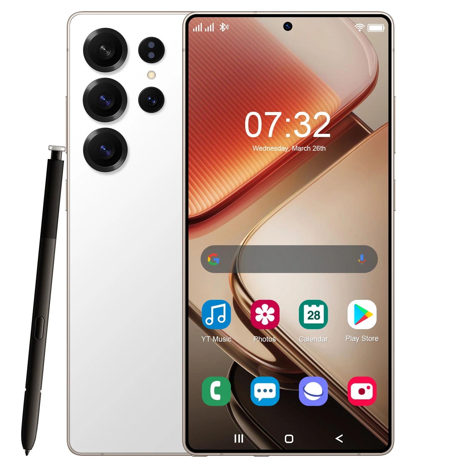 Android 14 5G Smartphone 16GB RAM 1TB Storage Dual SIM Unlocked White 16g Tidesmit