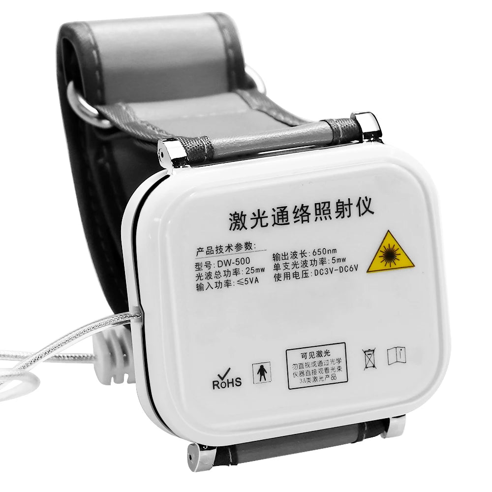 Laser Therapy Wrist Watch for Blood Sugar and Pressure Management Relaxation Treatment Tidesmit