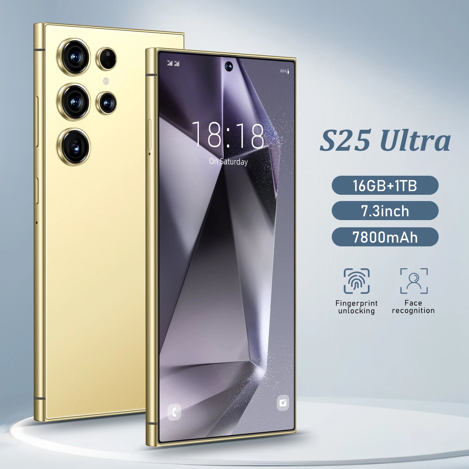5G Smartphone 1TB 16GB RAM Dual SIM Unlocked Android Device Tidesmit