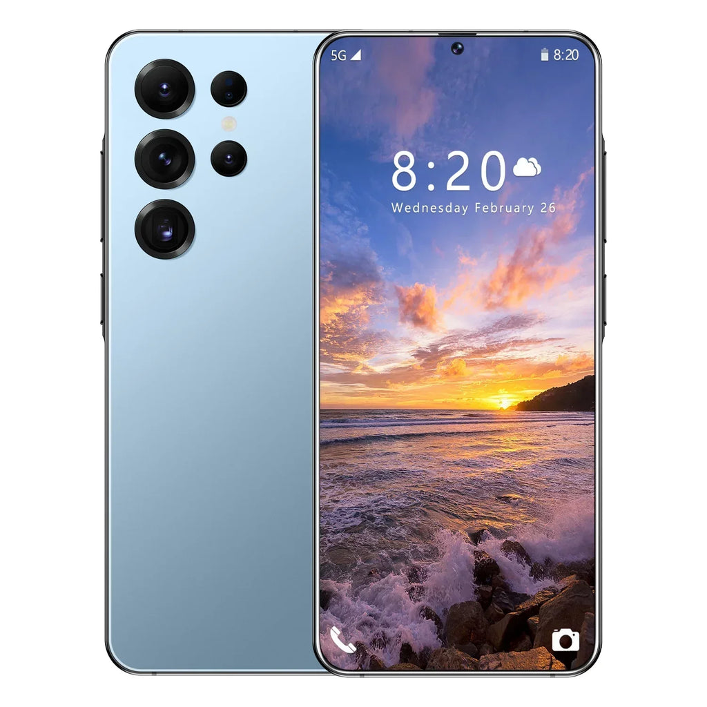 Smart Phone 2025 Cellphone S25 Ultra 7inch Unlocked Dual Card 5G Phones Android 14.0 Mobile Phones Tidesmit