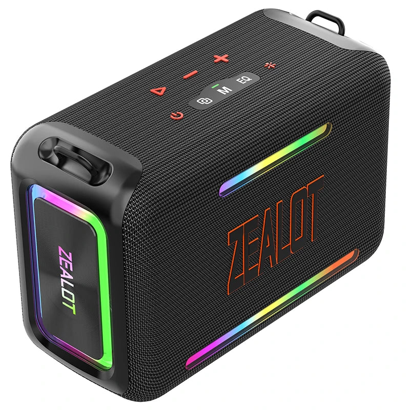 120W Zealot S95 for Bluetooth Speaker with RGB LED Lighting High Power Party Audio Device My Store