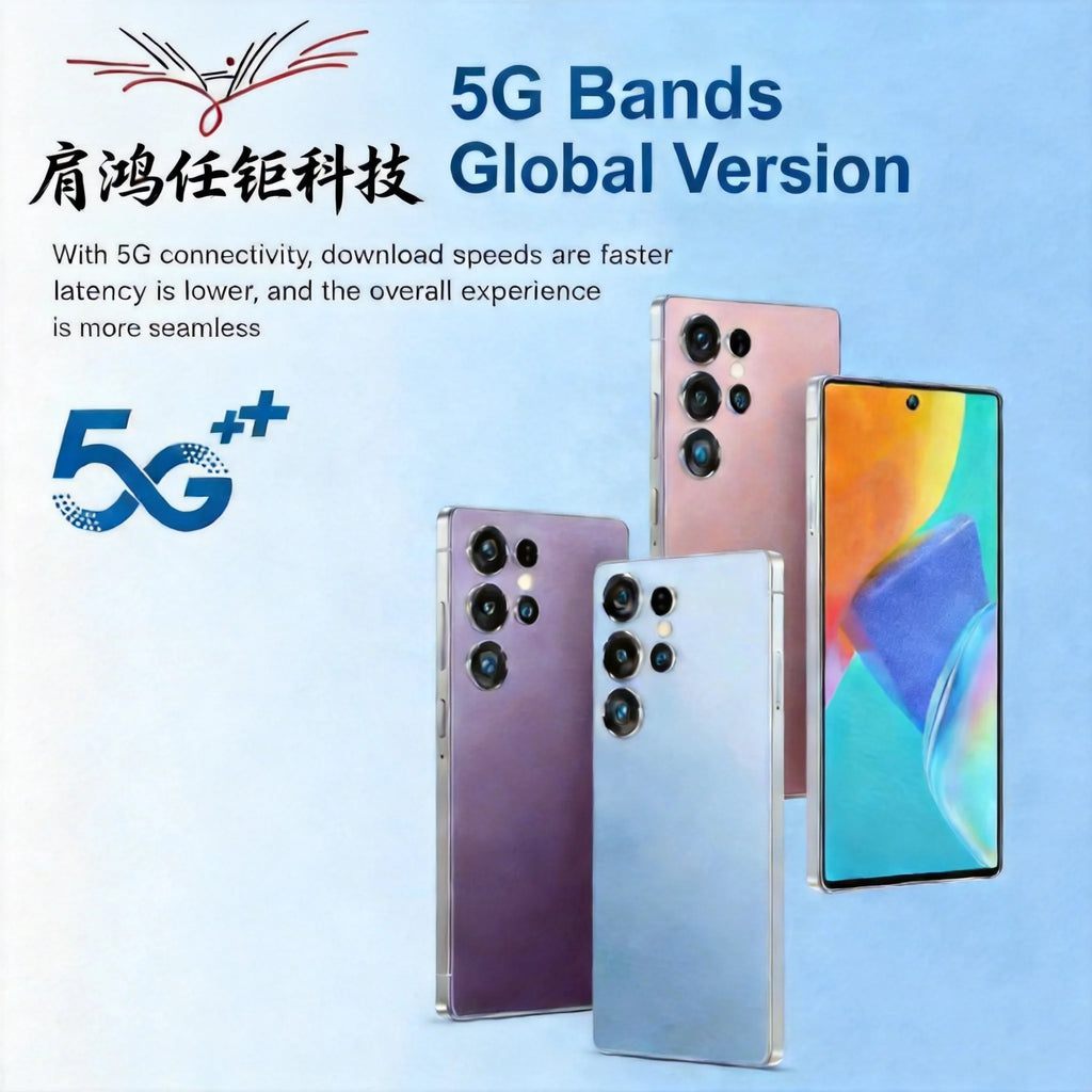 2026 S25 Ultra 5G Android 15 smartphone with 16GB RAM 1TB storage and built-in stylus pen, side view