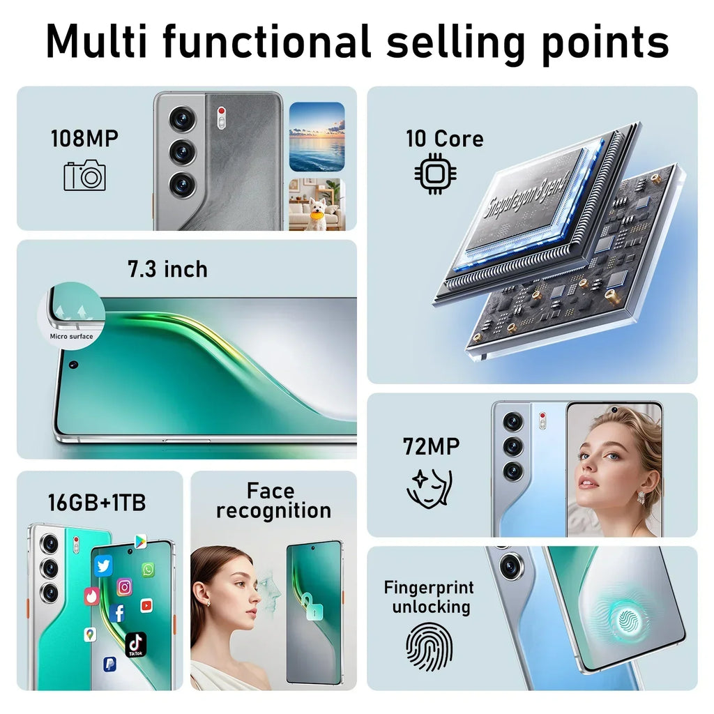 TECHNO CAMON 40 PRO 5G 6.8 Inch AMOLED 5200mAh Battery Original 5G Unlocked Tidesmit