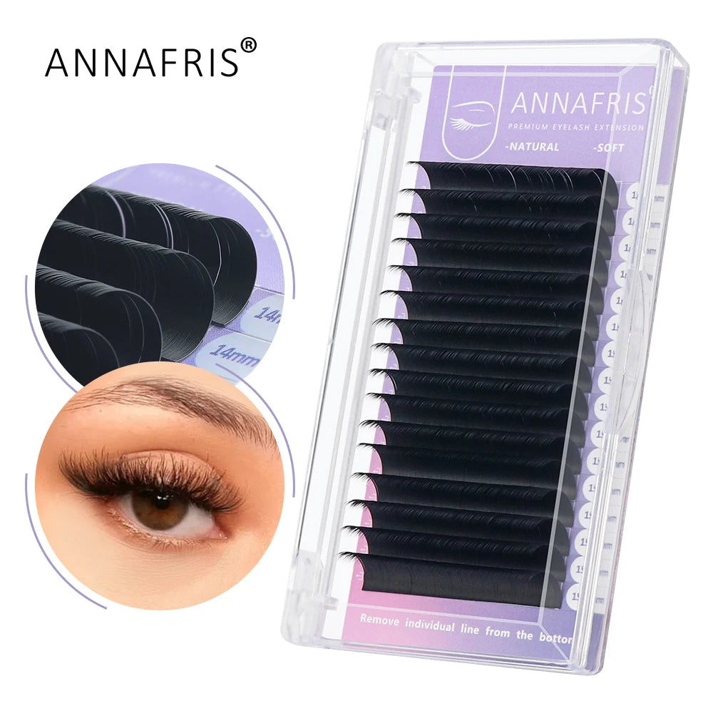 GLAMLASH L/LU/M W Shape Eyelash Extension 3D Premade Volume Fan Lashes W Style YY Lashes Faux Mink Volume Lashes Natural