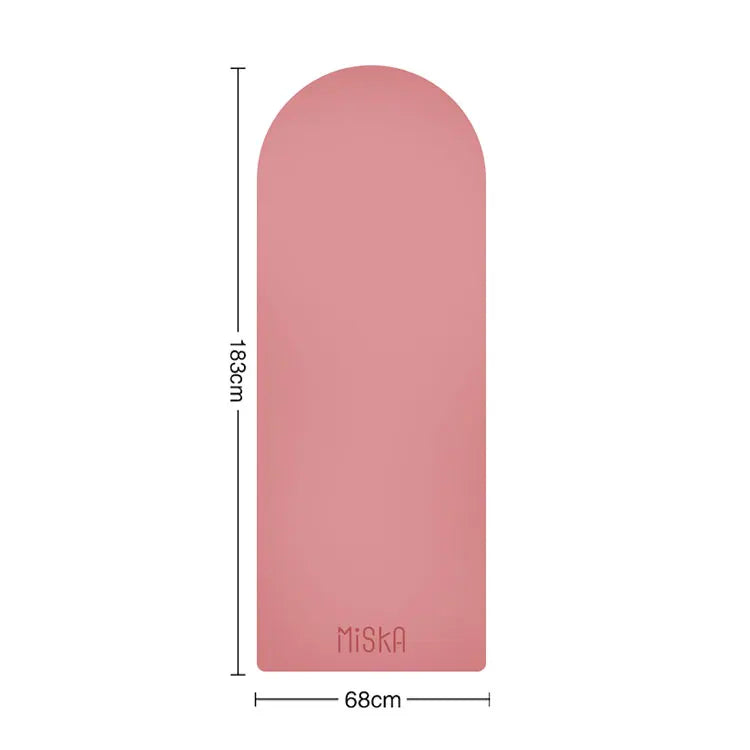 Customization Eco Rubber Pu Yoga Mat Home Yoga Gym Fitness Accessories Oval Yoga Mat Roes 4.5mm Tidesmit