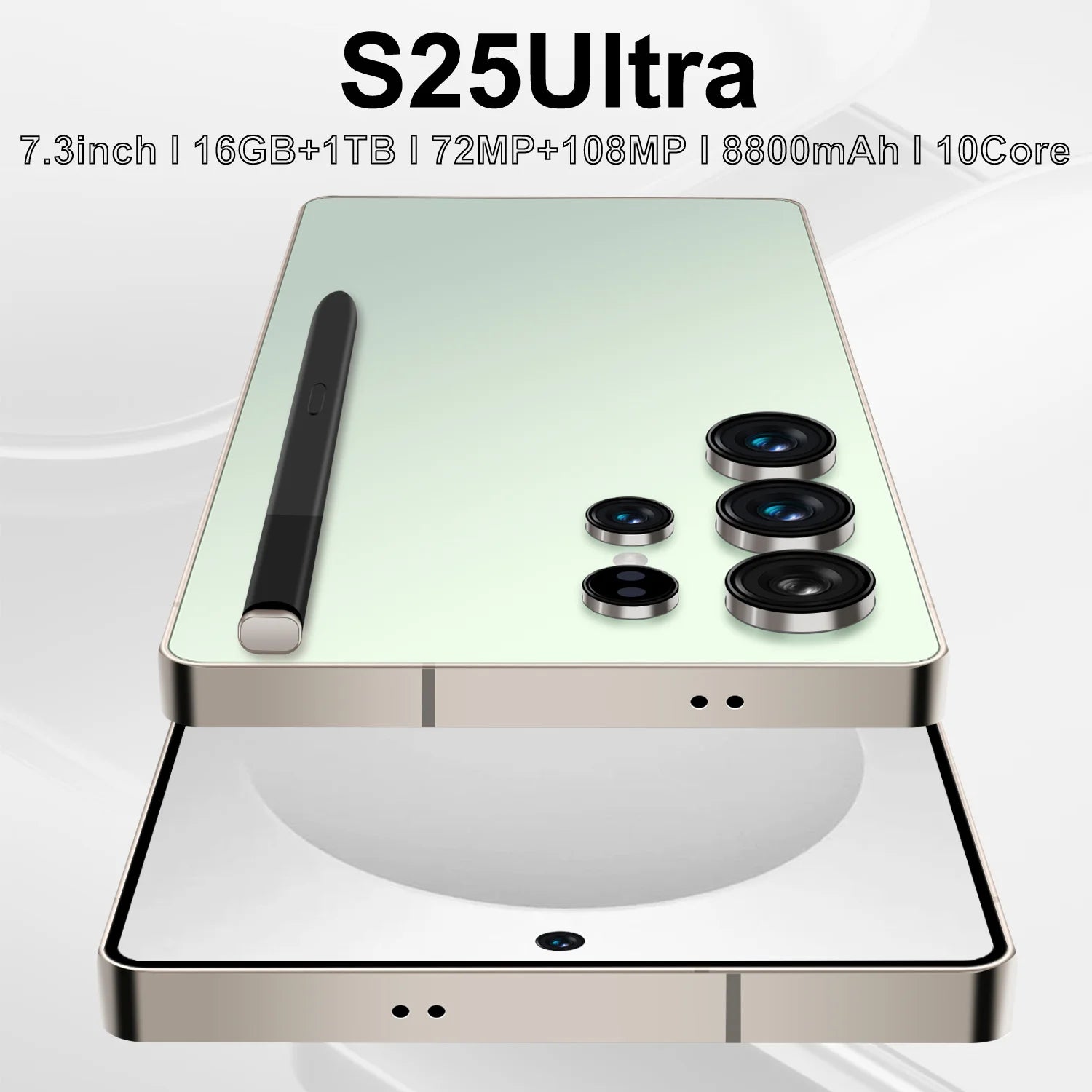 S25Ultra Smart Phone 16GB+1TB WiFi Unlock LTE Gaming Cellphone with 108mp Rear Camera French Language Cheap Wholesale Tidesmit