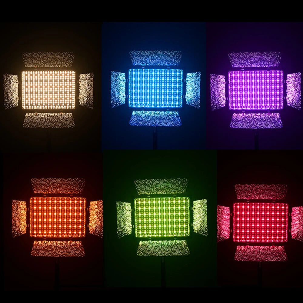 RGB LED Video Light Panel | Adjustable 3200-5600K DSLR Lighting Tidesmit